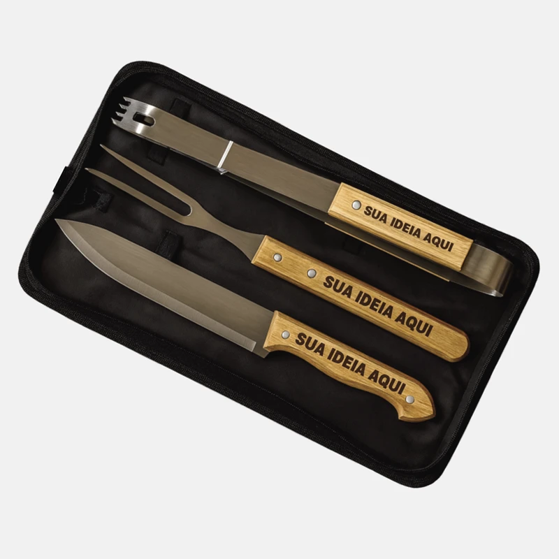 Kit Churrasco Premium 3 Peças